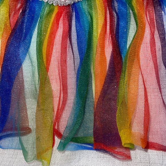 My Little Pony MLP Rainbow Dash Costume Dress w/ Matching Headband, 2T - Picture 7 of 11